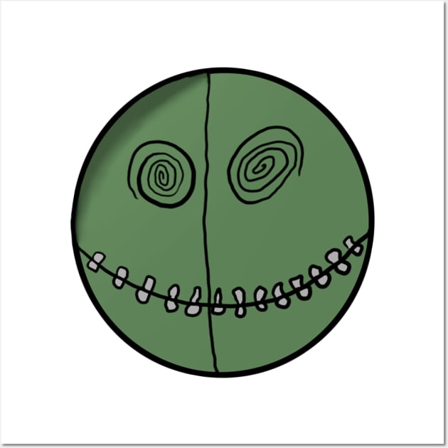 Monstre vert Wall Art by Damsos_store